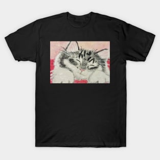 Cute sleeping kitten art T-Shirt